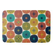 Modernes AtomFuture Retro-Muster Mitte des Jahrhun Badematte (Vorderseite)