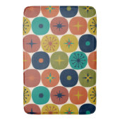 Modernes AtomFuture Retro-Muster Mitte des Jahrhun Badematte (Vorderseite Vertikal)