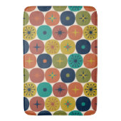 Modernes AtomFuture Retro-Muster Mitte des Jahrhun Badematte (Vorderseite Vertikal)