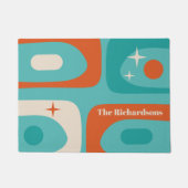 Modernes Atomkern Personalisiert Fußmatte (Vorderseite)