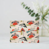 Modernes Atommaterial - Postkarte Mitte des Jahrhu (Stehend Vorderseite)