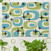 Modernes Atommuster aus dem Mittelalter Geschirrtuch (Gefaltet)