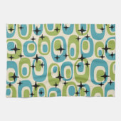 Modernes Atommuster aus dem Mittelalter Geschirrtuch (Horizontal)