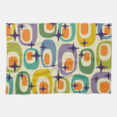 Modernes Atommuster aus dem Mittelalter Geschirrtuch (Horizontal)