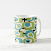 Modernes Atommuster aus dem Mittelalter Kaffeetasse (VorderseiteRechts)