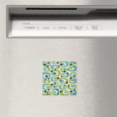 Modernes Atommuster aus dem Mittelalter Magnet (In Situ (Geschirrspüler))