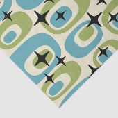 Modernes Atommuster aus dem Mittelalter Seidenpapier (Ausschnitt)