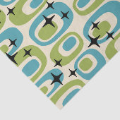 Modernes Atommuster aus dem Mittelalter Seidenpapier (Ausschnitt)