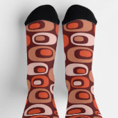 Modernes Atommuster aus dem Mittelalter Socken (Oben)