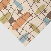 Modernes Atomzeitalter - kosmisches Muster des Mit Seidenpapier (Ausschnitt)