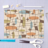 Modernes Atomzeitalter - kosmisches Muster des Mit Seidenpapier (Handwerk)