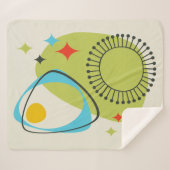 Modernes Atomzeitalter Mitte 14 Grün, Blau Sherpadecke (Vorderseite (Horizontal))