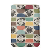 Modernes Atomzeitalter Mitte des Jahrhunderts Badematte (Vorderseite Vertikal)