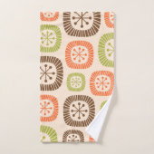 Modernes Atomzeitalter Mitte des Jahrhunderts Badhandtuch Set (Handtuch)