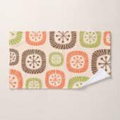 Modernes Atomzeitalter Mitte des Jahrhunderts Badhandtuch Set (Handtuch)