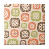 Modernes Atomzeitalter Mitte des Jahrhunderts Fliese (Vorderseite)