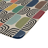 Modernes Atomzeitalter Mitte des Jahrhunderts Schneidebrett (Ecke)