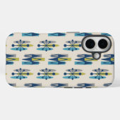 Modernes Atomzeitmuster des Mittelalters Case-Mate iPhone Hülle (Rückseite (Horizontal))