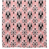 Modernes Atomzeitmuster des Mittelalters Duschvorhang (Vorderseite)