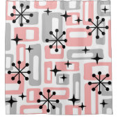 Modernes Atomzeitmuster des Mittelalters Duschvorhang (Vorderseite)