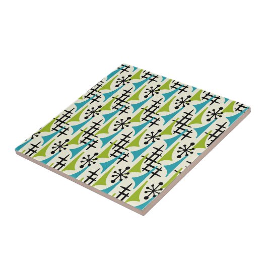 Modernes Atomzeitmuster des Mittelalters Fliese (Seite)