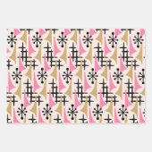 Modernes Atomzeitmuster des Mittelalters Geschenkpapier Set (Vorderseite 2)