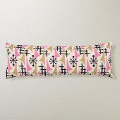 Modernes Atomzeitmuster des Mittelalters Seitenschläferkissen (Rückseite)