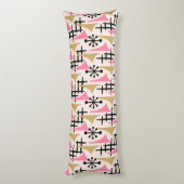 Modernes Atomzeitmuster des Mittelalters Seitenschläferkissen (Rückseite (Vertikal))