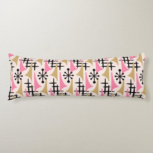 Modernes Atomzeitmuster des Mittelalters Seitenschläferkissen (Vorderseite)