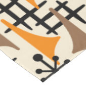 Modernes Atomzeitmuster Mitte des Jahrhunderts Tischdecke (Schrägansicht)