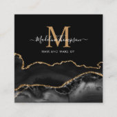 MODERNES ATORS-Foto QR-Code Quadratische Visitenkarte (Vorderseite)