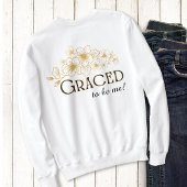 Modernes Aufblühen mit der Ermächtigung der Anmut Sweatshirt