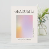 Modernes Aura pink farbenfrohe Typografie Foto mäd (Stehend Vorderseite)