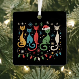 Modernes Aussehen aus dem Mittelalter Xmas Retro 5 Ornament Aus Metall