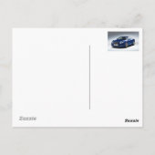 Modernes Auto 15 Postkarte (Rückseite)