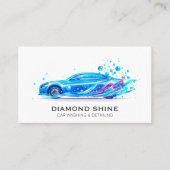 Modernes Auto für Berufliche Autos im Detail Visitenkarte (Vorderseite)