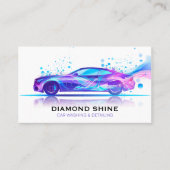 Modernes Auto für Berufliche Autos im Detail Visitenkarte (Vorderseite)