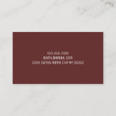 Modernes Auto für den Kfz-Handel Visitenkarte (Rückseite)