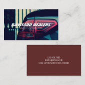 Modernes Auto für den Kfz-Handel Visitenkarte (Vorne/Hinten)