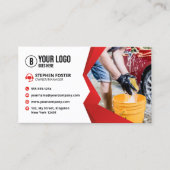 Modernes Auto für Rote Autos im Detail Autopflege Visitenkarte (Vorderseite)