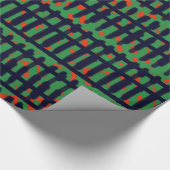 Modernes Avricanl Abstract Design Geschenkpapier (Ecke)