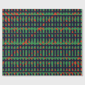 Modernes Avricanl Abstract Design Geschenkpapier (Flach)