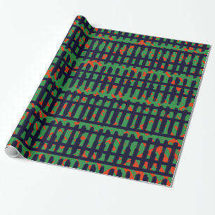 Modernes Avricanl Abstract Design Geschenkpapier