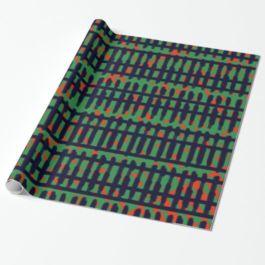 Modernes Avricanl Abstract Design Geschenkpapier (Ungerollt)