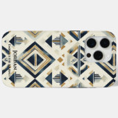 Modernes Aztec Elegance - Geometrische Stammes-Fus Case-Mate iPhone Hülle (Rückseite (Horizontal))