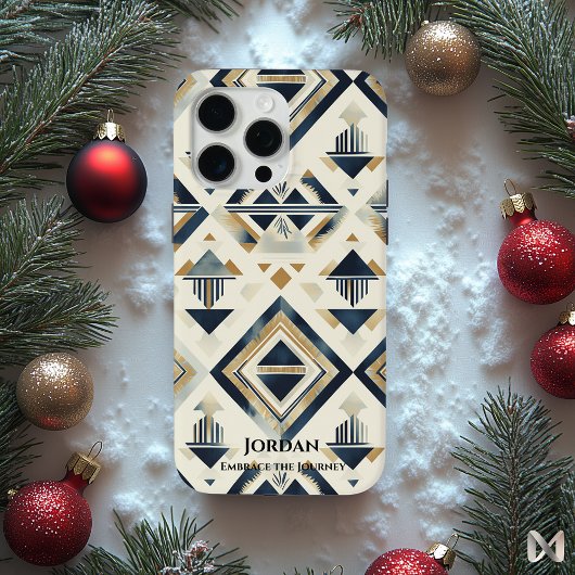 Modernes Aztec Elegance - Geometrische Stammes-Fus Case-Mate iPhone Hülle