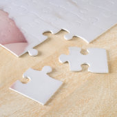 Modernes Baby Birth Foto Ankündigung Puzzle (Seite)