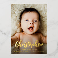 Modernes Baby Boy Name-Skript für die individuelle