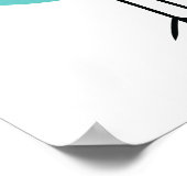 Modernes Baby Chick Kinderzimmer Art Poster (Ecke)