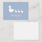 Modernes Baby Duckling Danke an die Flachkarten Mitteilungskarte (Vorne/Hinten)